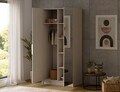 Dulap pentru haine cu oglinda ELTAP, KM2-SZA100, Mirtillo, 100x60x216 cm, PAL laminat, casmir