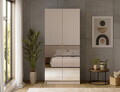 Dulap pentru haine cu oglinda ELTAP, KM2-SZA100, Mirtillo, 100x60x216 cm, PAL laminat, casmir
