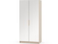 Dulap pentru haine cu oglinda ELTAP, KM2-SZA100, Mirtillo, 100x60x216 cm, PAL laminat, casmir