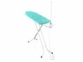 Masa de calcat, Leifheit, Air Board M Compact Plus, 120x38 cm, albastru/alb