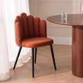 Scaun Aula Pro, Homla, 56x55x86 cm, metal/poliester, caramiziu