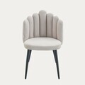 Scaun Aula Pro, Homla, 56x55x86 cm, metal/poliester, bej