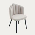 Scaun Aula Pro, Homla, 56x55x86 cm, metal/poliester, bej