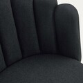 Scaun Aula Pro, Homla, 56x55x86 cm, metal/poliester, negru