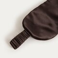 Set 2 piese pentru dormit Belaris, Homla, 20x8 cm, matase, maro