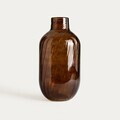 Vaza Formae, Homla, 18.5x36.5 cm, sticla, maro