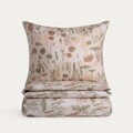 Lenjerie de pat King Size, Navea, Homla, 200x220 cm, 3 piese, microfibra din poliester, multicolor