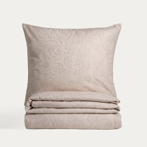Lenjerie de pat King Size, Elio, Homla, 200x220 cm, 3 piese, microfibra din poliester, bej