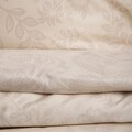 Lenjerie de pat King Size, Elio, Homla, 200x220 cm, 3 piese, microfibra din poliester, bej