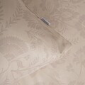 Lenjerie de pat King Size, Elio, Homla, 200x220 cm, 3 piese, microfibra din poliester, bej