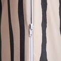 Lenjerie de pat dubla Lino, Homla, 160x200 cm, 3 piese, microfibra din poliester, bej/negru