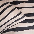 Lenjerie de pat King Size, Lino, Homla, 200x220 cm, 3 piese, microfibra din poliester, bej/negru