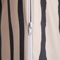 Lenjerie de pat pentru o persoana Lino, Homla, 140x200 cm, 2 piese, microfibra din poliester, bej/negru