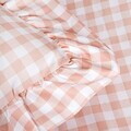 Lenjerie de pat King Size, Whisper, Homla, 200x220 cm, 3 piese, microfibra din poliester, roz