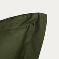 Lenjerie de pat dubla Milo, Homla, 160x200 cm, 3 piese, bumbac satinat, verde olive