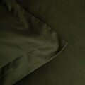 Lenjerie de pat dubla Milo, Homla, 160x200 cm, 3 piese, bumbac satinat, verde olive