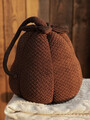 Decoratiune Callyra, Homla, 27x49 cm, poliester, maro