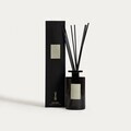 Difuzor de parfum cu betisoare Urban Leather, Eucalyptus Patchouli, Homla, 300 ml, sticla, negru