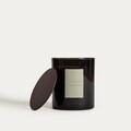Lumanare parfumata Urban Leather, Eucalyptus Patchouli, Homla, 380 g, ceara de soia, negru