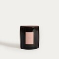 Lumanare parfumata Urban Leather, Dusty Rose, Homla, 380 g, ceara de soia, negru