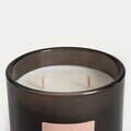Lumanare parfumata Urban Leather, Dusty Rose, Homla, 380 g, ceara de soia, negru