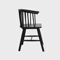 Scaun Ponto, Homla, 54x45x77 cm, lemn de cauciuc, negru