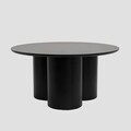 Masuta de cafea Timberly, Homla, 80x40 cm, MDF, negru