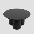 Masuta de cafea Timberly, Homla, 80x40 cm, MDF, negru