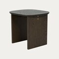 Masuta de cafea Sylvo, Homla, 45x40x40 cm, MDF, maro inchis