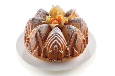 Forma de copt din silicon Cathedral, Silikomart Fancy & Function, Ø22 cm, 2.2 L