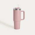 Termos Cocoa, Homla, 1.18 L, 10x27.5 cm, inox/plastic/silicon, roz