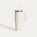 Termos Cocoa, Homla, 1.18 L, 10x27.5 cm, inox/plastic/silicon, crem