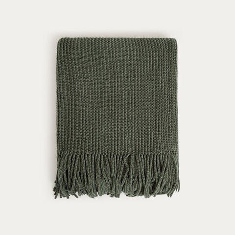 Patura Chenille, Homla, 130x170 cm, poliester, kaki