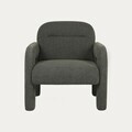 Fotoliu Alviro, Homla, 78x76x81 cm, MDF/poliester, verde olive