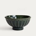 Platou servire Kobbi, Homla, 25.5x12.5 cm, ceramica, verde