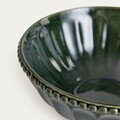 Platou servire Kobbi, Homla, 25.5x12.5 cm, ceramica, verde