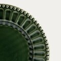 Set 4 farfurii pentru desert Kobbi, Homla, 21.5 cm, ceramica, verde