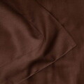 Lenjerie de pat dubla Milo, Homla, 160x200 cm, 3 piese, bumbac satinat, maro