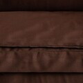 Lenjerie de pat King Size, Milo, Homla, 200x220 cm, 3 piese, bumbac satinat, maro
