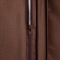 Lenjerie de pat King Size, Milo, Homla, 200x220 cm, 3 piese, bumbac satinat, maro