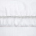 Lenjerie de pat King Size, Milo, Homla, 200x220 cm, 3 piese, bumbac satinat, alb