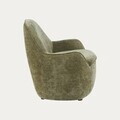 Fotoliu Sofiero, Homla, 74.5x72.5x75.5 cm, metal/poliester, verde olive