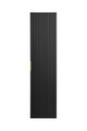 Dulap inalt cu usa, cu fixare pe perete, Adel Black, Comad, 35x25x140 cm, MDF/PAL laminat, negru mat/grafit