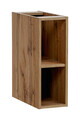 Set mobilier baie, dulap cu lavoar, 80 cm Wotan 81-01, Adel Black, Comad, MDF/PAL laminat, negru mat