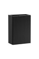 Set dulap de baie cu lavoar, 40 cm, Adel Black, Comad, MDF/PAL laminat, negru mat