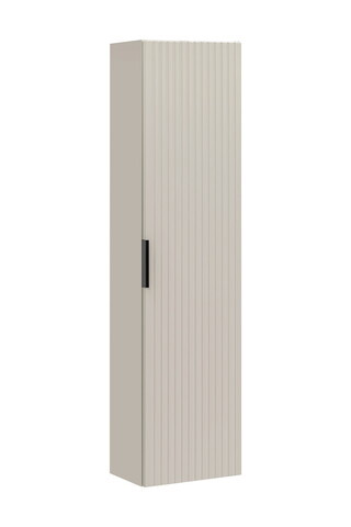 Dulap inalt cu usa, cu fixare pe perete, Adel Cashmere, Comad, 35x25x140 cm, MDF/PAL laminat, casmir mat