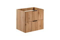 Set mobilier baie, dulap dublu si 2 lavoare, 120 cm Smile, Adel Oak, Comad, MDF/PAL laminat, stejar wotan