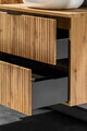 Set mobiler baie, dulap cu lavoar, 80 cm Wotan, Adel Oak, Comad, MDF/PAL laminat, stejar wotan
