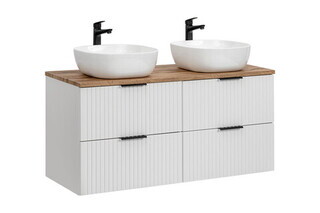 Alb mat, Adel White 120 cm