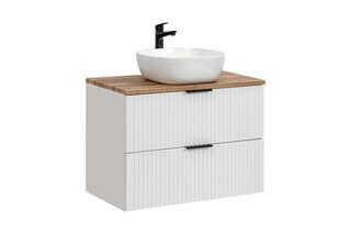 Alb mat, Adel White 80 cm